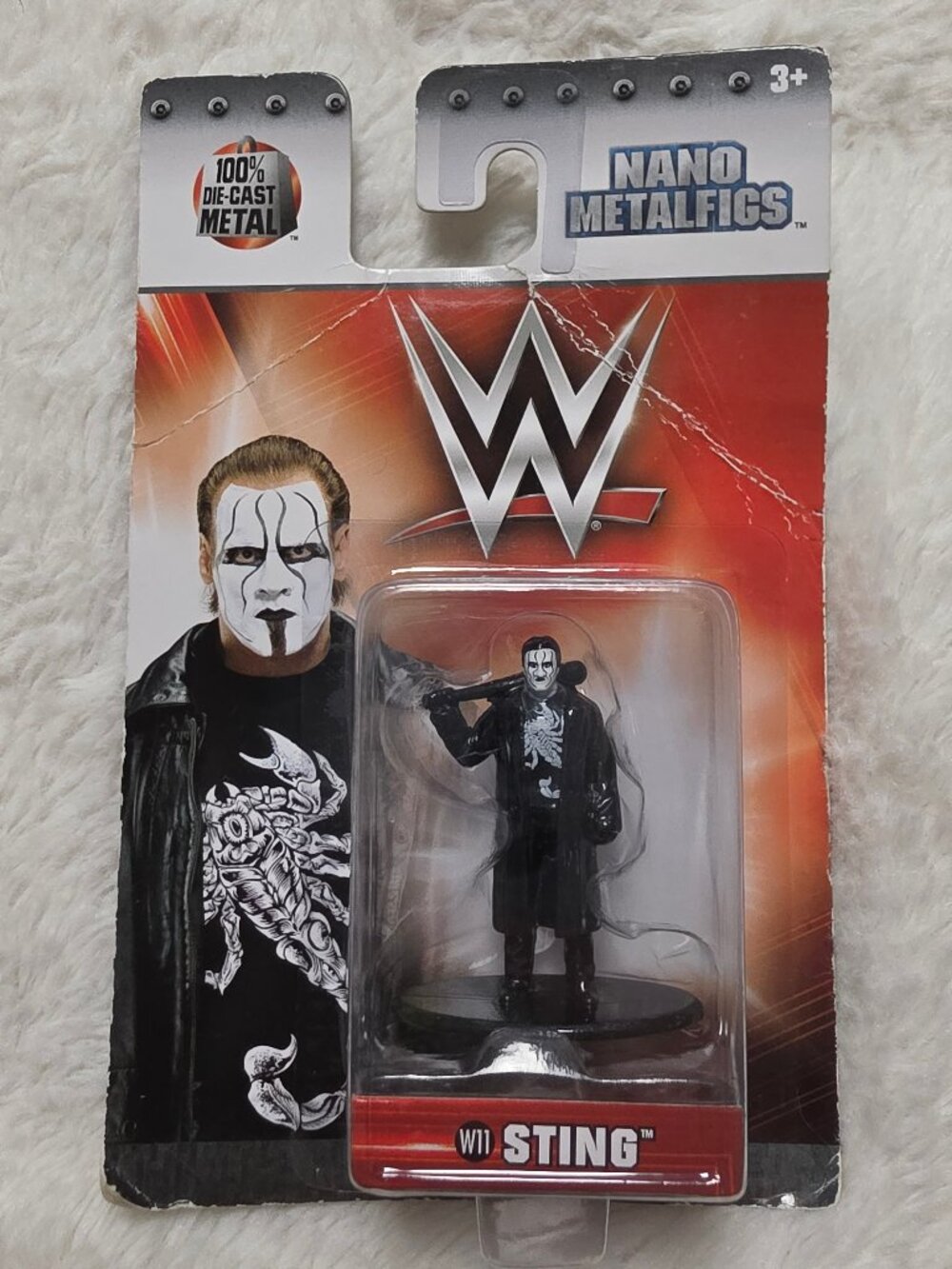 WWE Nano Metalfigs Sting W11 Die-Cast Miniature Figure New In Package